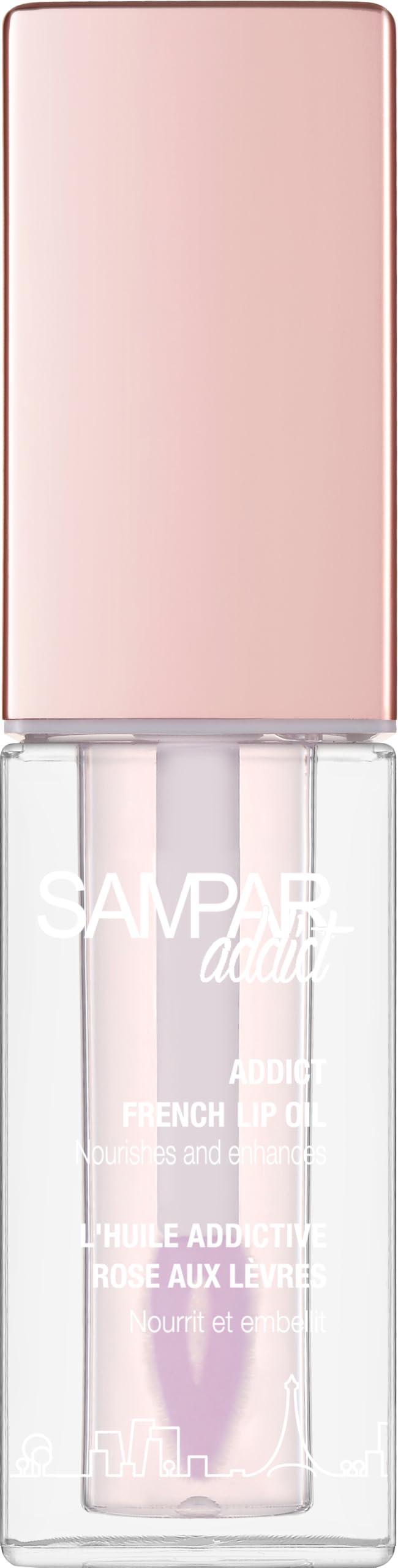 Sampar Addict French Oil with Sponge Applicator - Korean Beauty Perfect for Lip Oils & Glosses | Rosehip, Rare Beauty Tinted Lip Oil, Broadway Vita-Lip Gloss, Saie Glossy Bounce, SamparBuy Supplements Australia