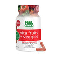 FeelGood Superfoods 1000mg Immune Support Capsules Made with 25 Organic Fruits and Vegetables, Strong Immunity Boosters with Vitamins A, C, D3, and Zinc, 60 Count FeelGood SuperfoodsBuy Supplements Australia
