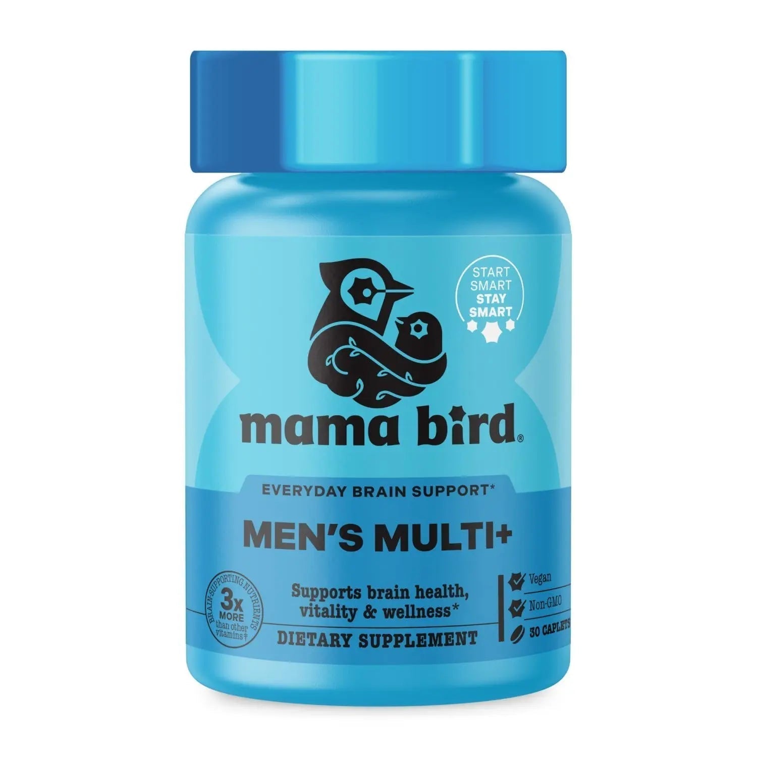 Best Nest Wellness Men's Multi Plus - Daily Multivitamin for Brain & Energy Health Support - Daily Multivitamin for Men Best Nest Wellness