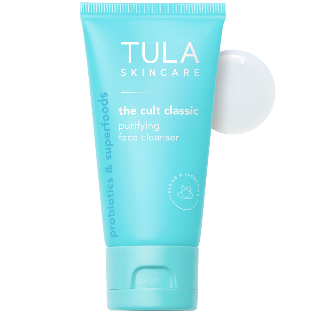 TULA Skin Care The Cult Classic Purifying Face Cleanser (Travel-Size) | Gentle and Effective Face Wash, Makeup Remover, Nourishing and Hydrating | 1.67 oz. TULABuy Supplements Australia