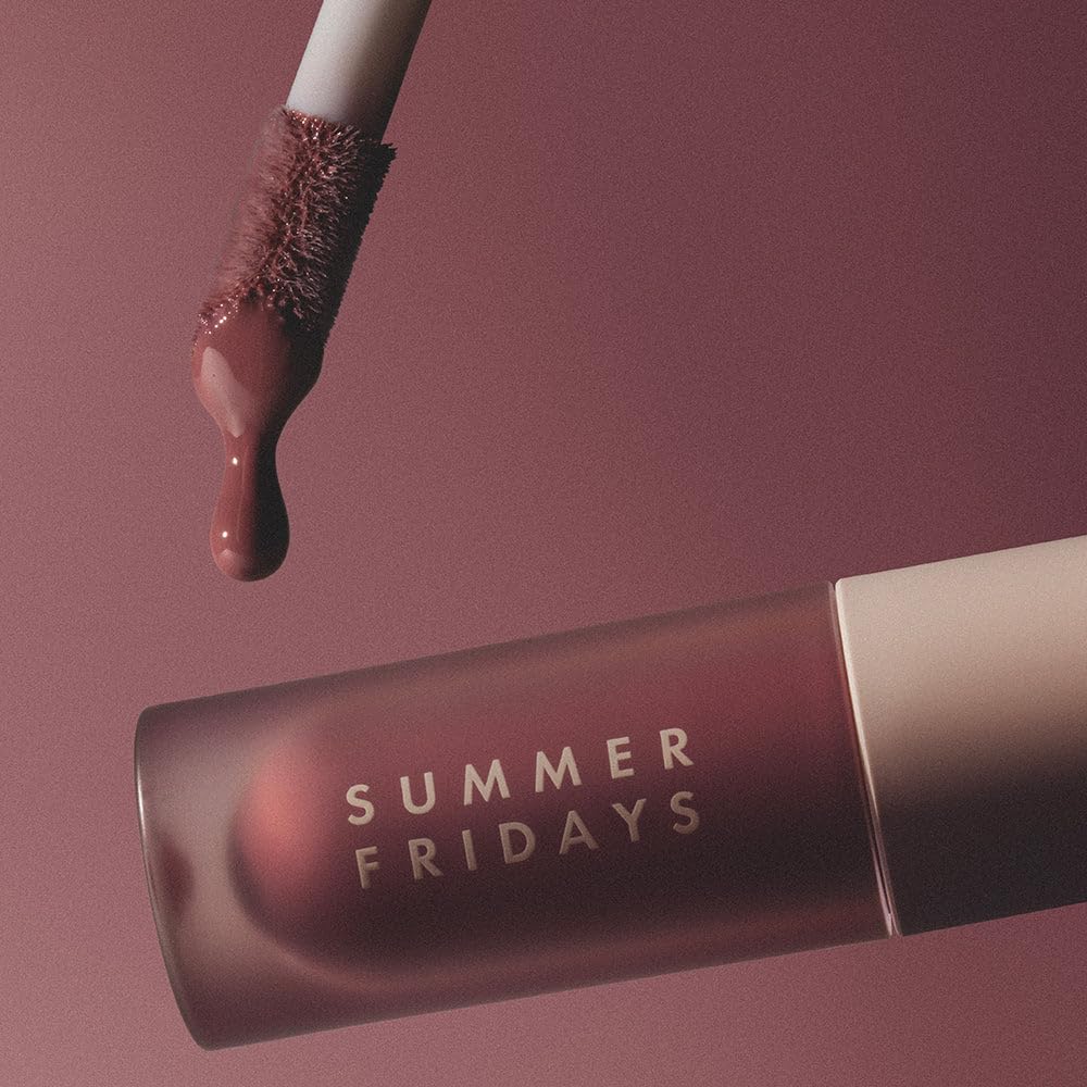 Summer Fridays Dream Lip Oil - Hydrating Tinted Lip Gloss Oil - Non-Sticky Formula with Skincare Benefits for Long-Lasting Softness + Shine - Effortless Beauty Gifts - Soft Mauve (0.15 Oz) Summer FridaysBuy Supplements Australia