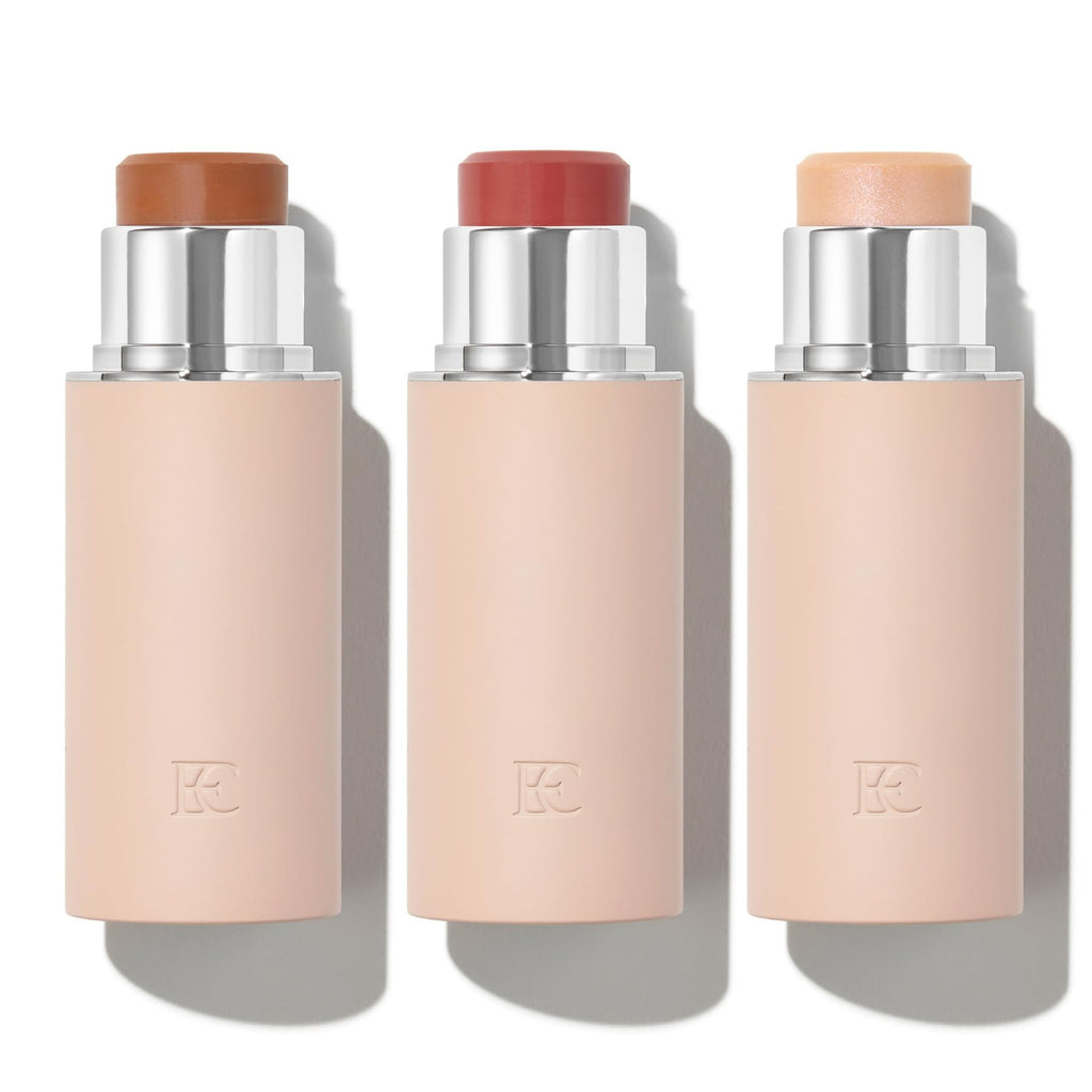 EarthsCure Glow Trio - 3 Piece Set: Bronzer, Blush, and Highlighter. Buildable Cream Sticks For a Luminous, Natural, and Youthful Look EarthsCureBuy Supplements Australia