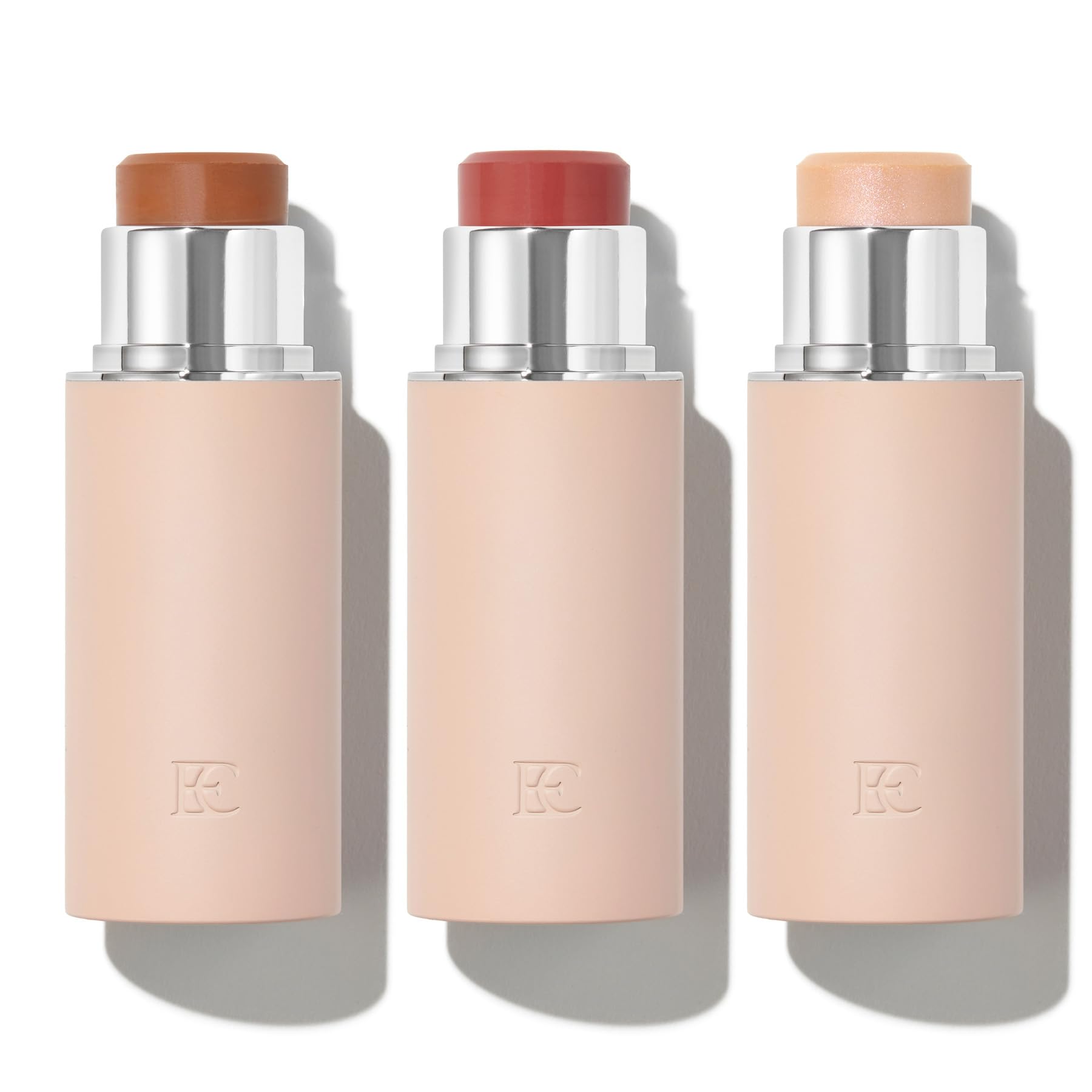 EarthsCure Glow Trio - 3 Piece Set: Bronzer, Blush, and Highlighter. Buildable Cream Sticks For a Luminous, Natural, and Youthful Look EarthsCureBuy Supplements Australia