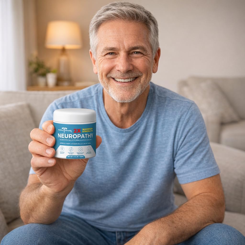 Medical Miracles Neuropathy Cream 2X Strength | Nerve Therapy Max Potency Relief for Feet, Hands, Legs, Toes - Arnica, Vitamin B6, Aloe Vera, MSM - Crafted for Exceptional Relief 4oz Medical MiraclesBuy Supplements Australia
