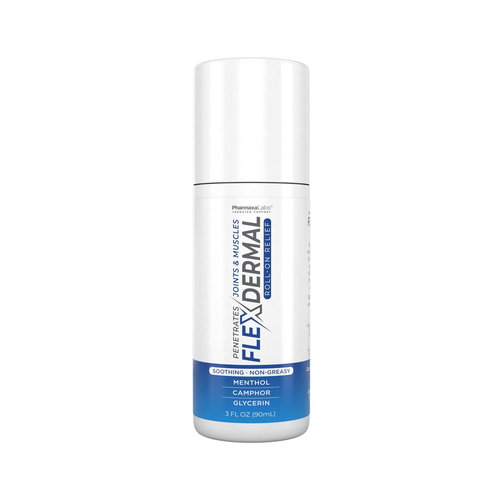 Flexdermal Topical Joint Relief Cream - Relieves Minor Aches and Discomfort in Muscles & Joints - Promotes Comfort, Mobility & Flexibility - Contains Menthol - Roll-On Gel - 3 fl oz (Pack of 1) FlexdermalBuy Supplements Australia