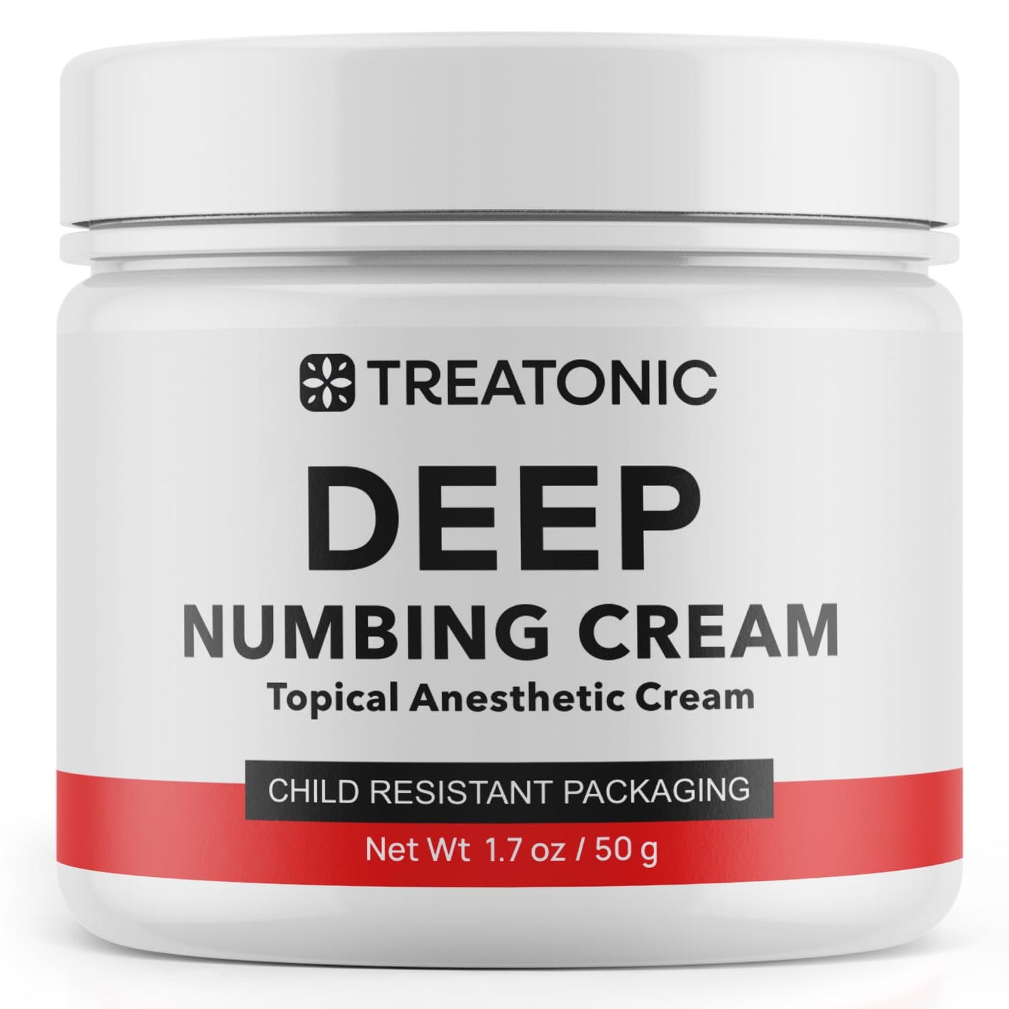 Treatonic Maximum Strength Numbing Cream: Numbing Cream for Discomfort, Burn, Itch & Pain Relief - Fast-Acting, Soothing Topical Anesthetic with Menthol & Emu Oil for Hemorrhoid Treatment – 1.7oz TreatonicBuy Supplements Australia