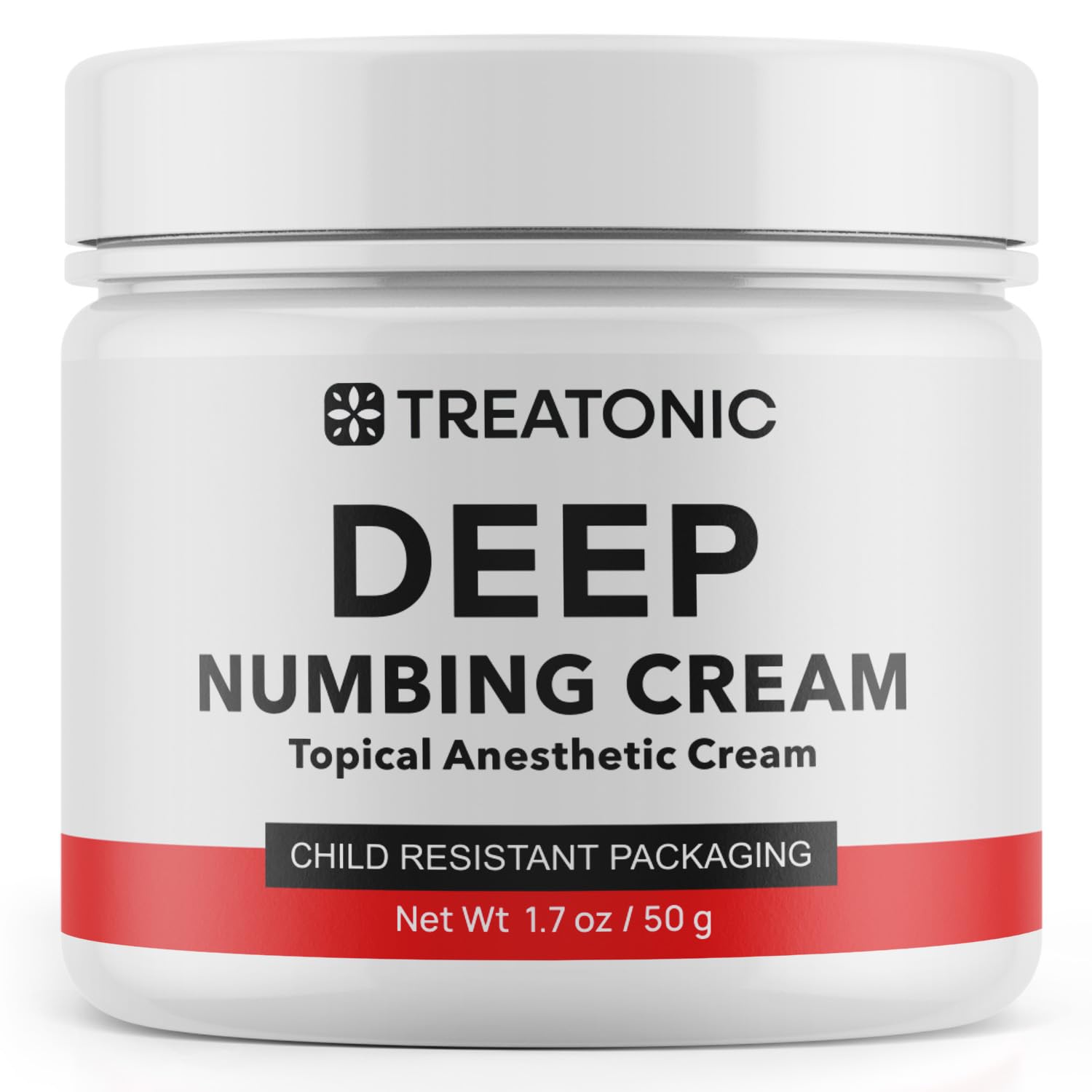 Treatonic Maximum Strength Numbing Cream: Numbing Cream for Discomfort, Burn, Itch & Pain Relief - Fast-Acting, Soothing Topical Anesthetic with Menthol & Emu Oil for Hemorrhoid Treatment – 1.7oz TreatonicBuy Supplements Australia