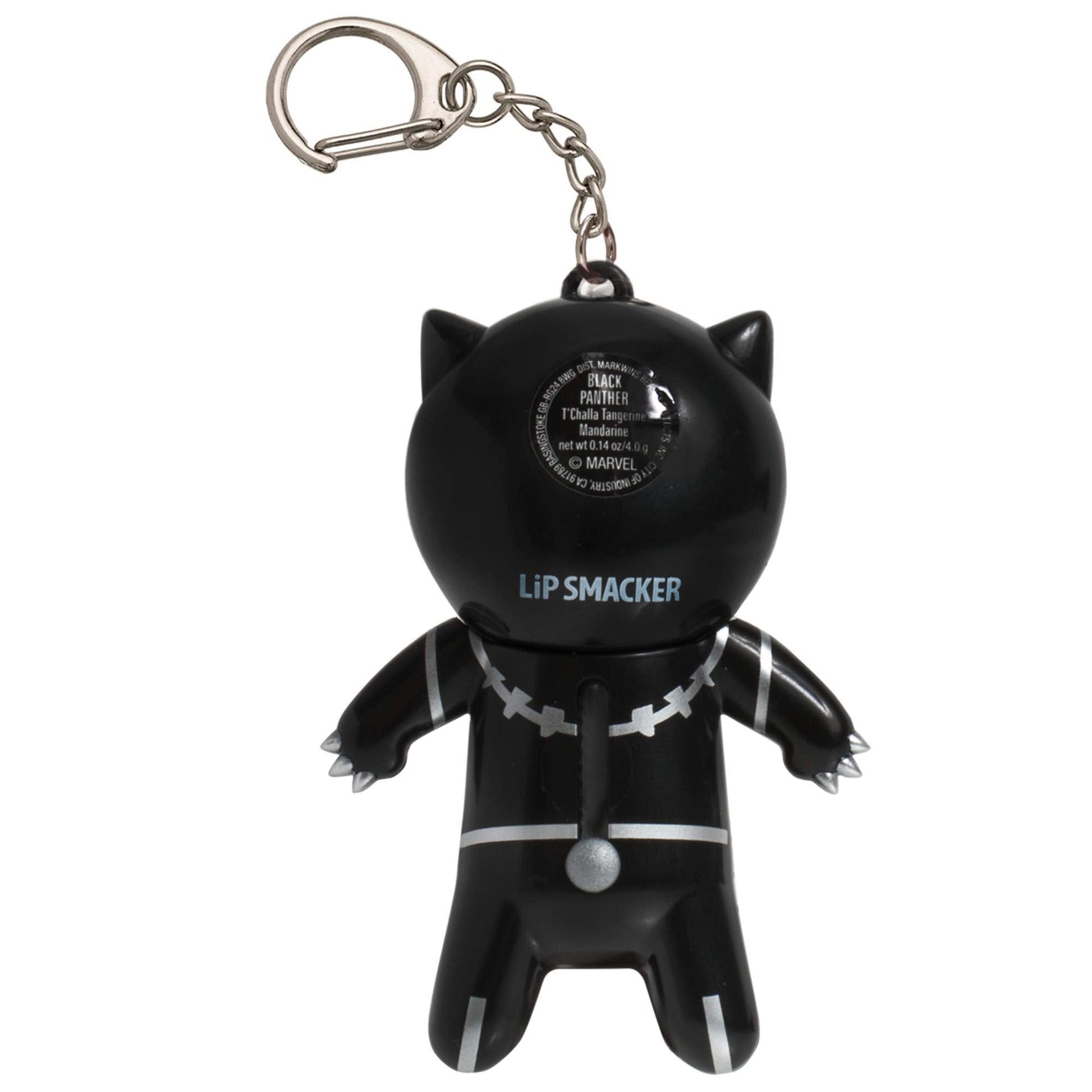 Lip Smacker Marvel Lip Balm Keychain, Clear & Glossy, Fun & Giftable, Cruelty Free - Black Panther Lip SmackerBuy Supplements Australia