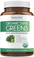 USDA Organic Super Greens Supplement - Organic Greens Fruits and Vegetable Supplement for Adults with 28 Superfood Complex with Superfruits Roots Herbs & More - Vegan & Non-GMO (Up to 1 Month Supply) Healths HarmonyBuy Supplements Australia