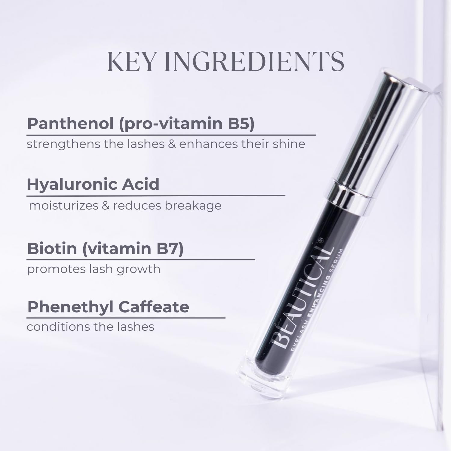 BEAUTICAL Eyelash Serum – Lash Enhancing & Conditioning Formula with Botanical Ingredients for the Appearance of Fuller, Shinier & Healthier-Looking Lashes – Nourishing Lash Care, 3ml BEAUTICALBuy Supplements Australia
