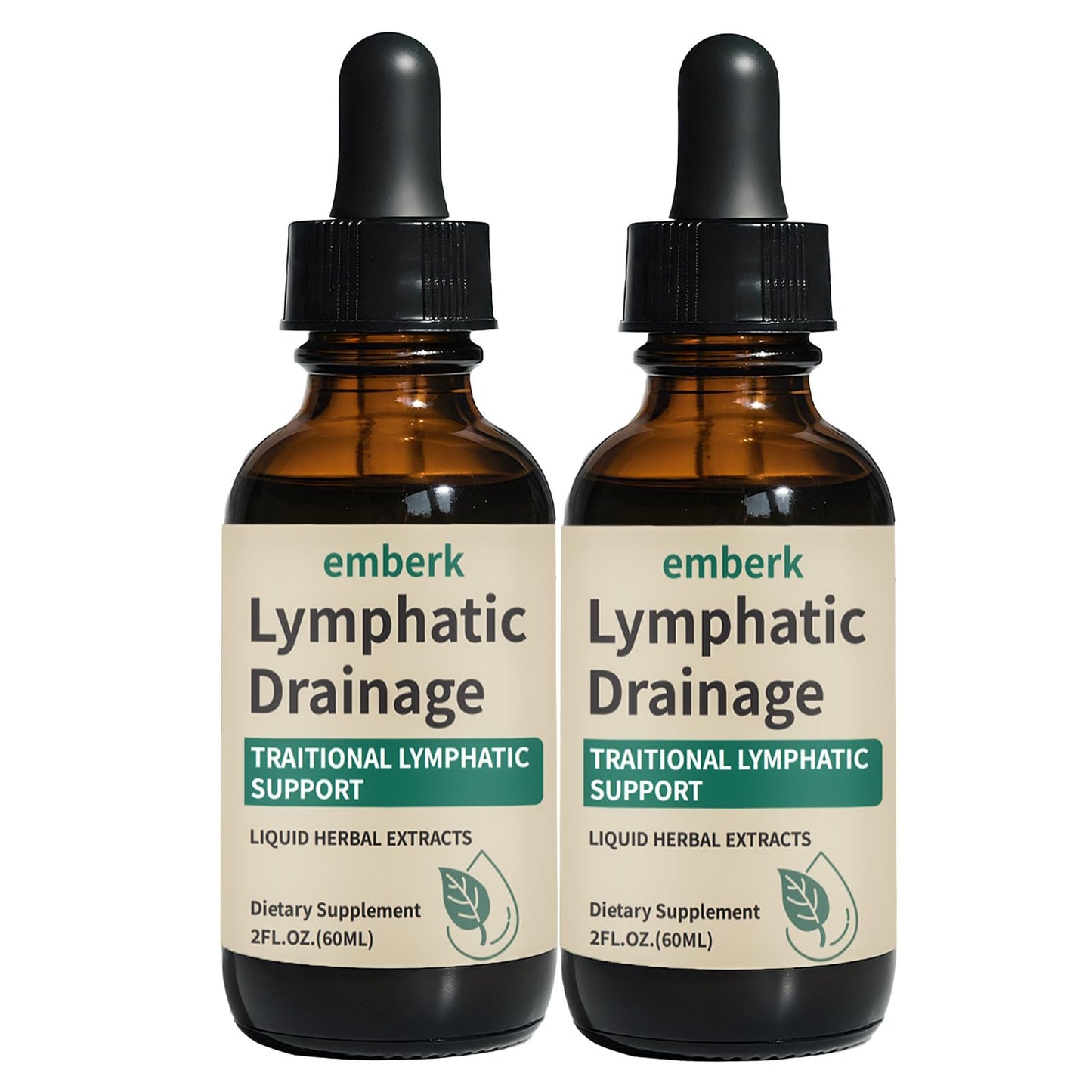 Lymphatic Drainage Drops, 2000mg Herbal Blend with Elderberry & Echinacea Dandelion，– Supports Lymphatic Drainage, Immune System & Detox 2 fl oz (2pcs) Generic buy supplements Au