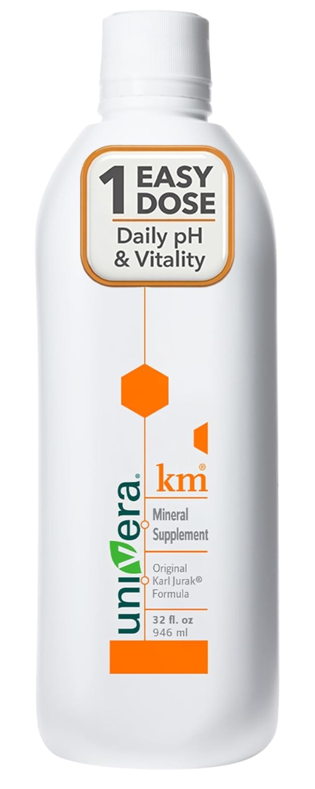 Univera km Liquid Potassium Supplement, pH Balance, Digestion Support, Mineral Supplements with Magnesium, Original Karl Jurak Formula, 32 fl oz (30-Day Supply) Univera buy supplements Au