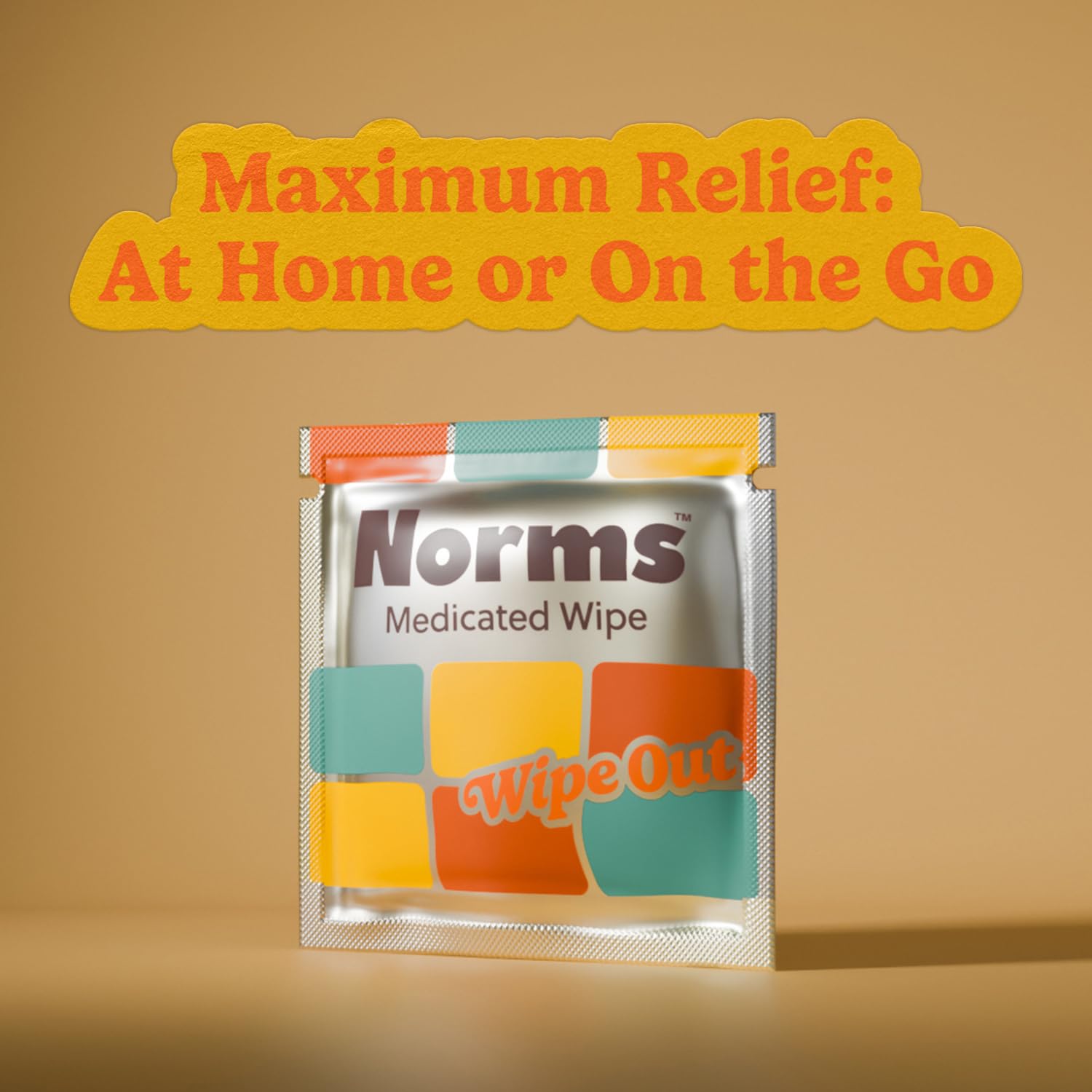 Norms Wipe Outs Hemorrhoid Wipes, 24 Individually Wrapped Witch Hazel Wipes with Aloe to Soothe and Cool Itching, Burning and Irritation, Flushable Septic Safe, Plant Based & Plastic-Free NormsBuy Supplements Australia