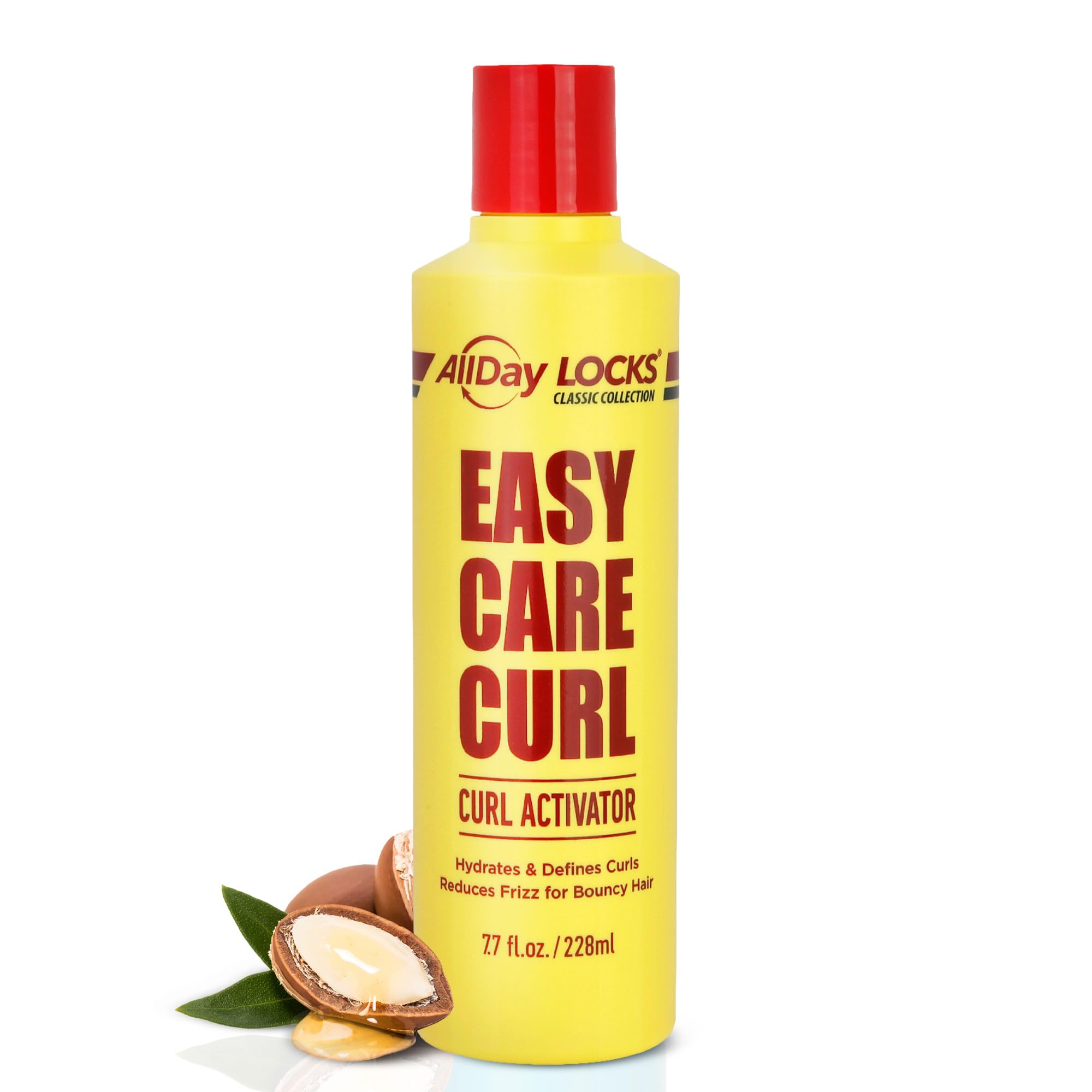 AllDay Locks Classic Easy Care Curl Activator - Activator Product for Curly Hair, Defines & Moisturizes Strands, Milky Cream Product for Men and Women, Easy Curling and Styling - 7.7 oz Bottle AllDay LocksBuy Supplements Australia