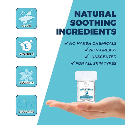 Quick Numb 5% Lidocaine Cream Maximum Strength Liposomal, Fast Itch Burn Pain Relief Cream with Aloe Allantoin Vitamin E, Gentle on Skin Support Healing Hemorrhoid Treatment 1.25 oz Clinical ResolutionBuy Supplements Australia