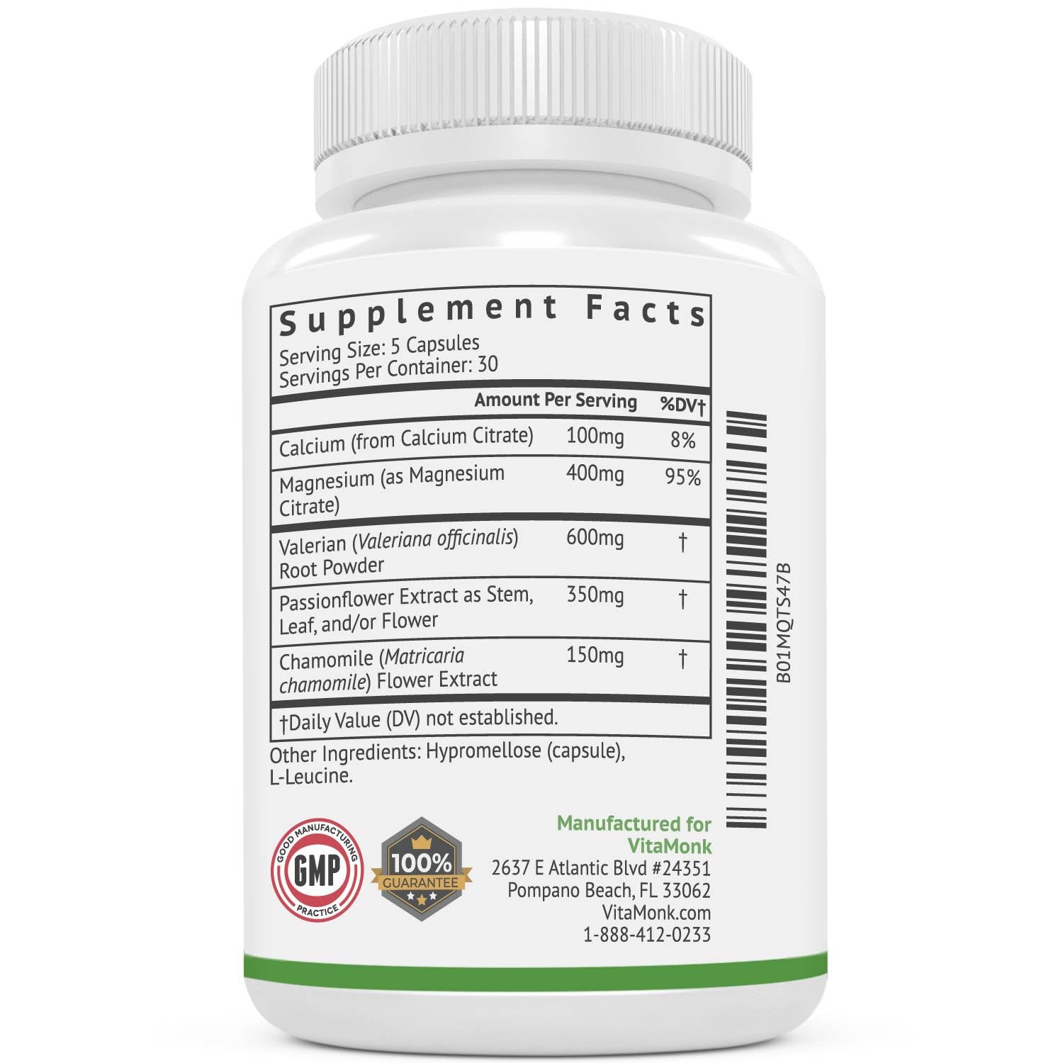 VitaMonk Relaxeril™ All-Natural Muscle Relaxer - Muscle Relaxer Supplement - Complete Muscle Relaxing Formula VitaMonkBuy Supplements Australia