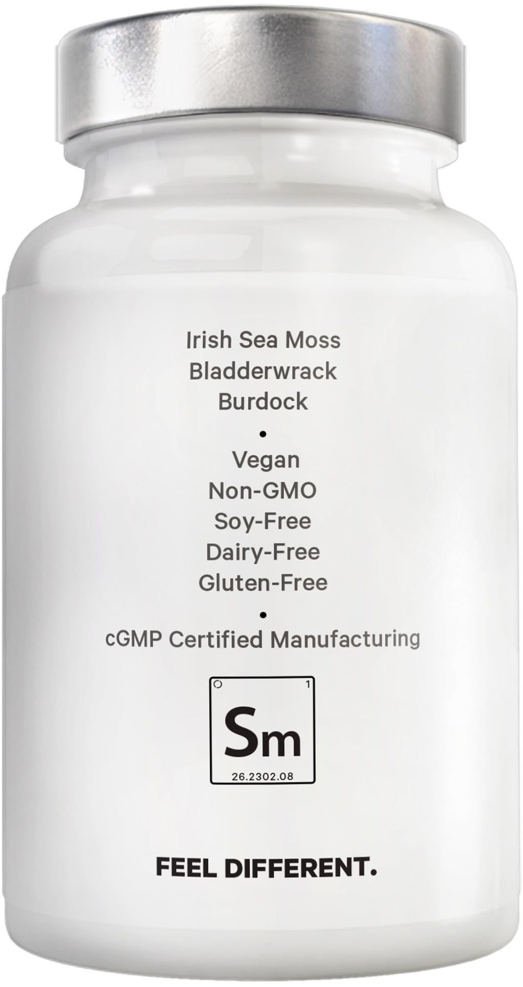 Amen Sea Moss Supplement - 1000mg Organic Irish Sea Moss, Bladderwrack, Burdock - Vitamin C, Aloe Vera, Black Pepper - Seaweed Superfood, Vitamins, Minerals, and Antioxidants - Non-GMO - 90 Capsules Amen buy supplements Au