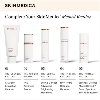 SkinMedica AHA/BHA Exfoliating Face Wash (NEW PACKAGING),Gentle Facial Exfoliating Scrub with Jojoba Oil for Smoother, Radiant Skin - Helps Improve the Appearance of Skin Tone & Texture (6 Fl Oz) SkinMedicaBuy Supplements Australia