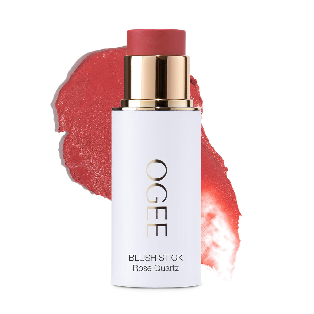 Ogee Sculpted Face Stick (ROSE QUARTZ - ROSE BLUSH) Certified Organic Blush Stick - Multi-Use Cream Blush Stick for Cheeks, Lips & Face OgeeBuy Supplements Australia