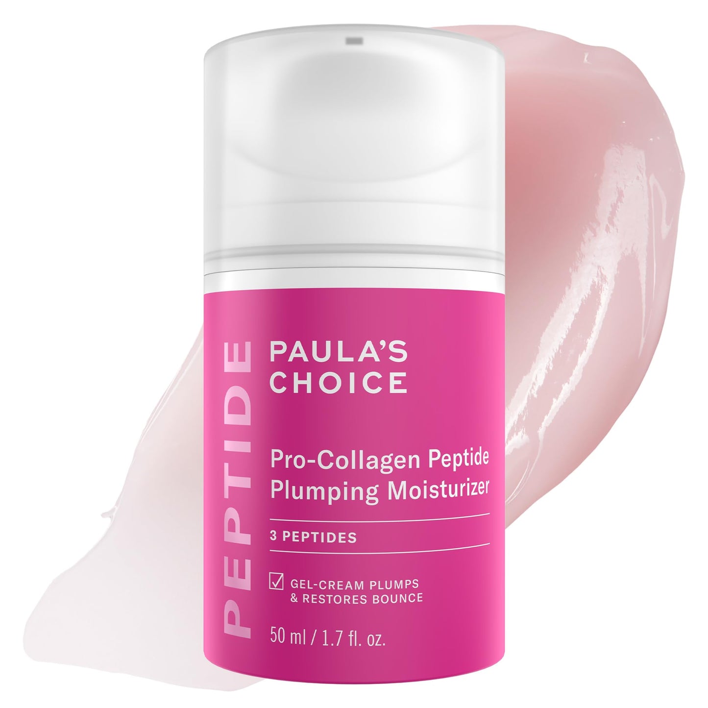 Paula's Choice Pro-Collagen Peptide Plumping Face Moisturizer, Daily Gel Face Cream for Deep Lightweight Hydration, Wrinkles & Loss of Firmness, Fragrance-Free, 1.7 Fl Oz Paula's ChoiceBuy Supplements Australia