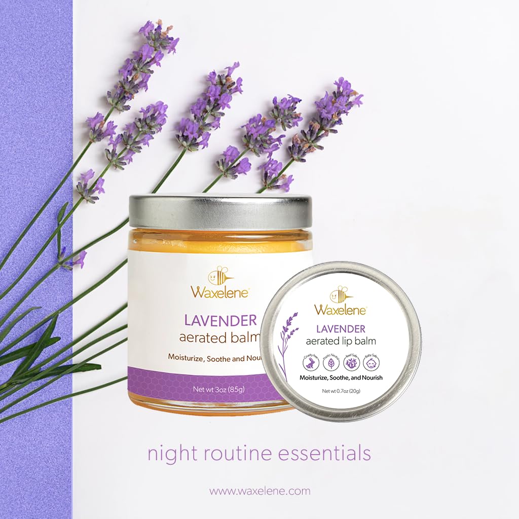 Lavender Aerated Lip Balm tin - Single WaxeleneBuy Supplements Australia