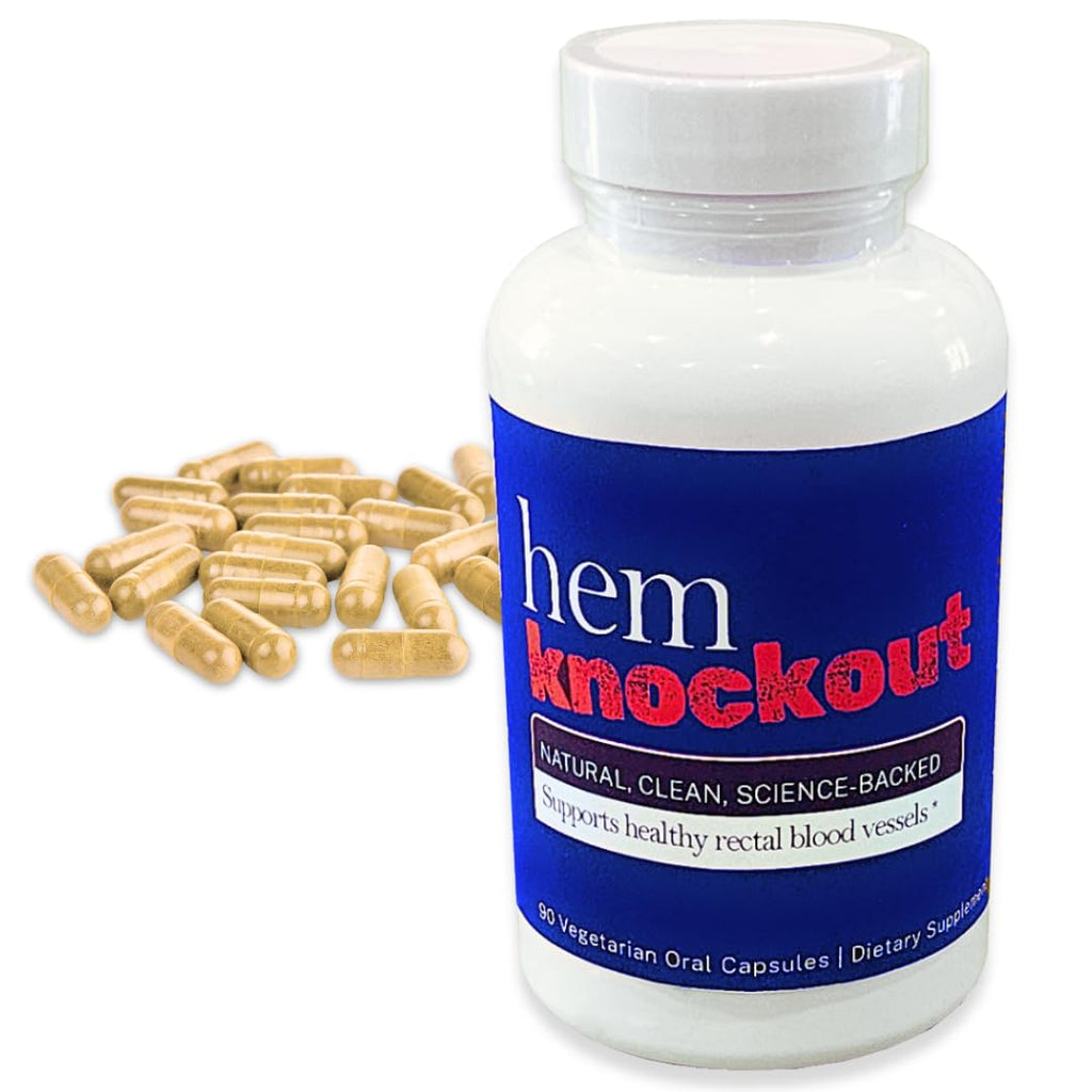 Hem Knockout Internal Hemorrhoid Relief Supplement- Fast-Acting Pills for Pain, Swelling & Bleeding - Natural Vein Strengthening Formula - 90 Day Supply - Made in USA Hem KnockoutBuy Supplements Australia