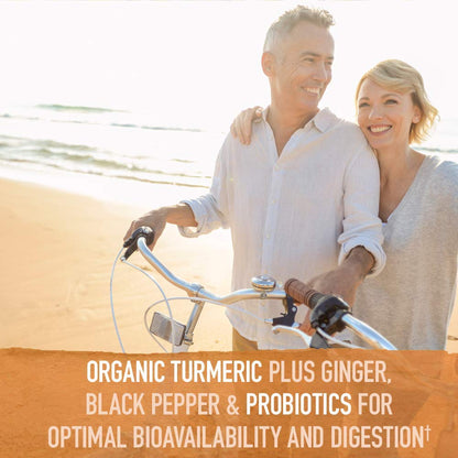 Garden of Life Organics Extra Strength Turmeric Inflammatory Response 120 Tablets-100Mg Curcumin (95% Curcuminoids) Black Pepper, Probiotics, Organic Non-GMO Vegan Gluten Free Herbal Supplement Garden of LifeBuy Supplements Australia
