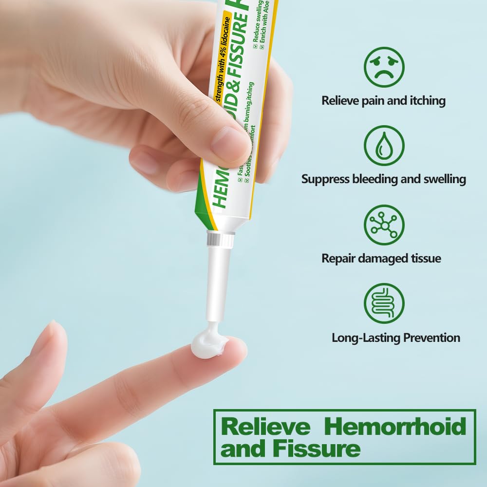 Lesdgo Hemorrhoidal Ointment(1 Pack),Hemorrhoid and Fissure Cream Witch Hazel Maximum Strength Pain Relief,for Itching and Swelling LesdgoBuy Supplements Australia