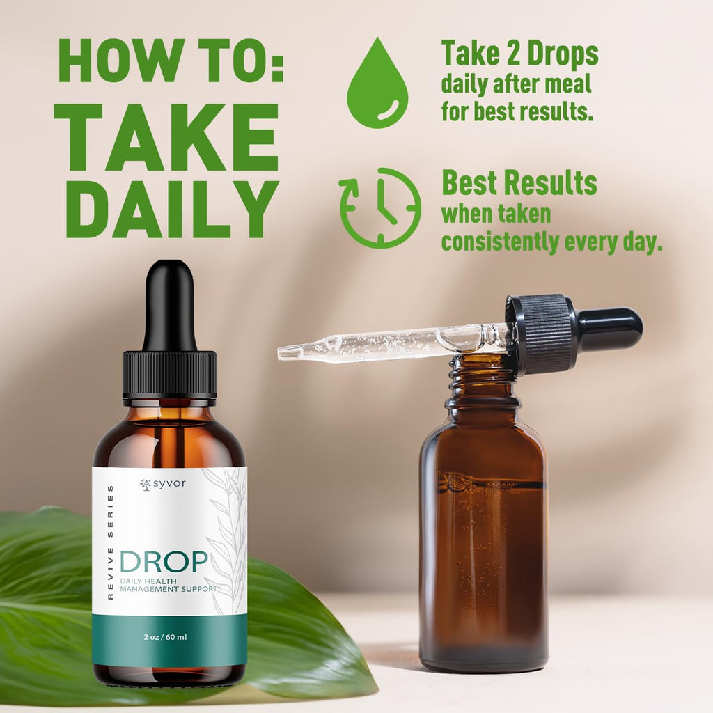 (3 Pack) Drop The Pounds Drops, Official Drop The Pounds Liquid Drops with All Natural Ingredients, Advanced Health Optimizer & Wellness Support with Premium Vitamins for Women & Men (90 Servings) Syvor buy supplements Au