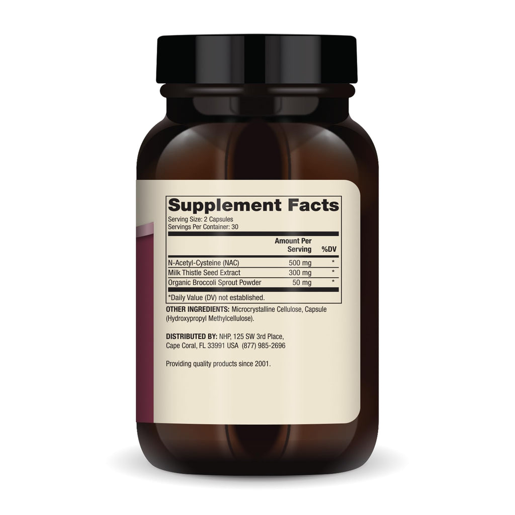 Dr. Mercola NAC with Milk Thistle - with Antioxidants - Supports Normal Detoxification Processes - 500 mg N-Acetyl-Cysteine per Serving - Non-GMO