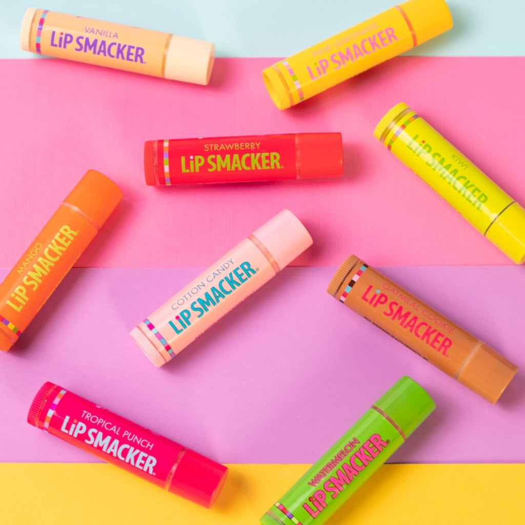 Lip Smacker Original & Best Holiday Flavored Lip Balm Party Pack, Oatmeal Cookie, Vanilla, Mango, Watermelon, Tropical Punch, Cotton Candy, Kiwi, Strawberry, Clear Lip SmackerBuy Supplements Australia