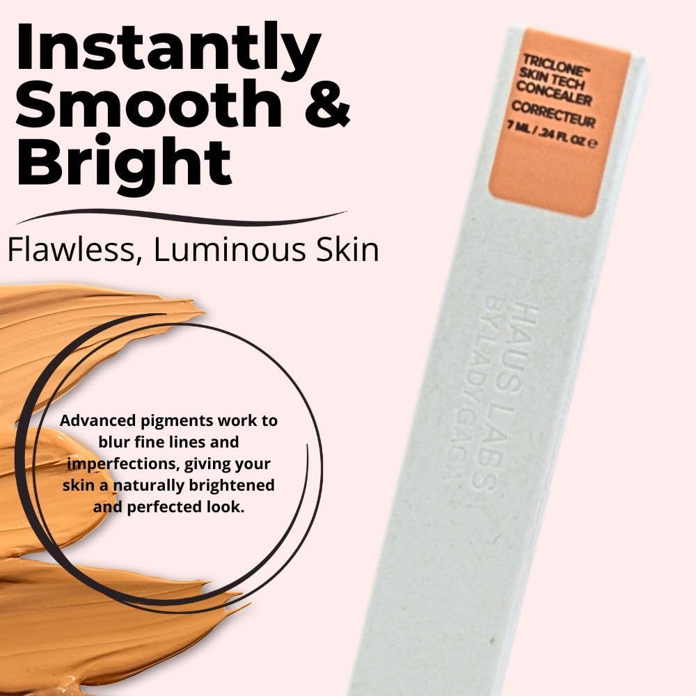 HAUS LABS BY LADY GAGA Triclone Skin Tech Hydrating + De-puffing Concealer with Fermented Arnica 22 Light Medium Peach Haus LaboratoriesBuy Supplements Australia
