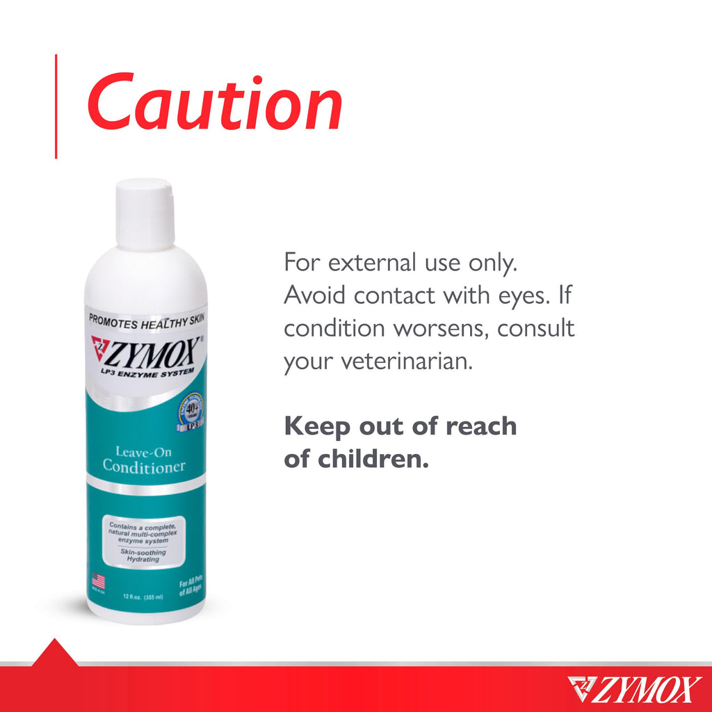 Zymox Leave On Conditioner for Pets, 12 fl oz Pet King Brands buy supplements Au