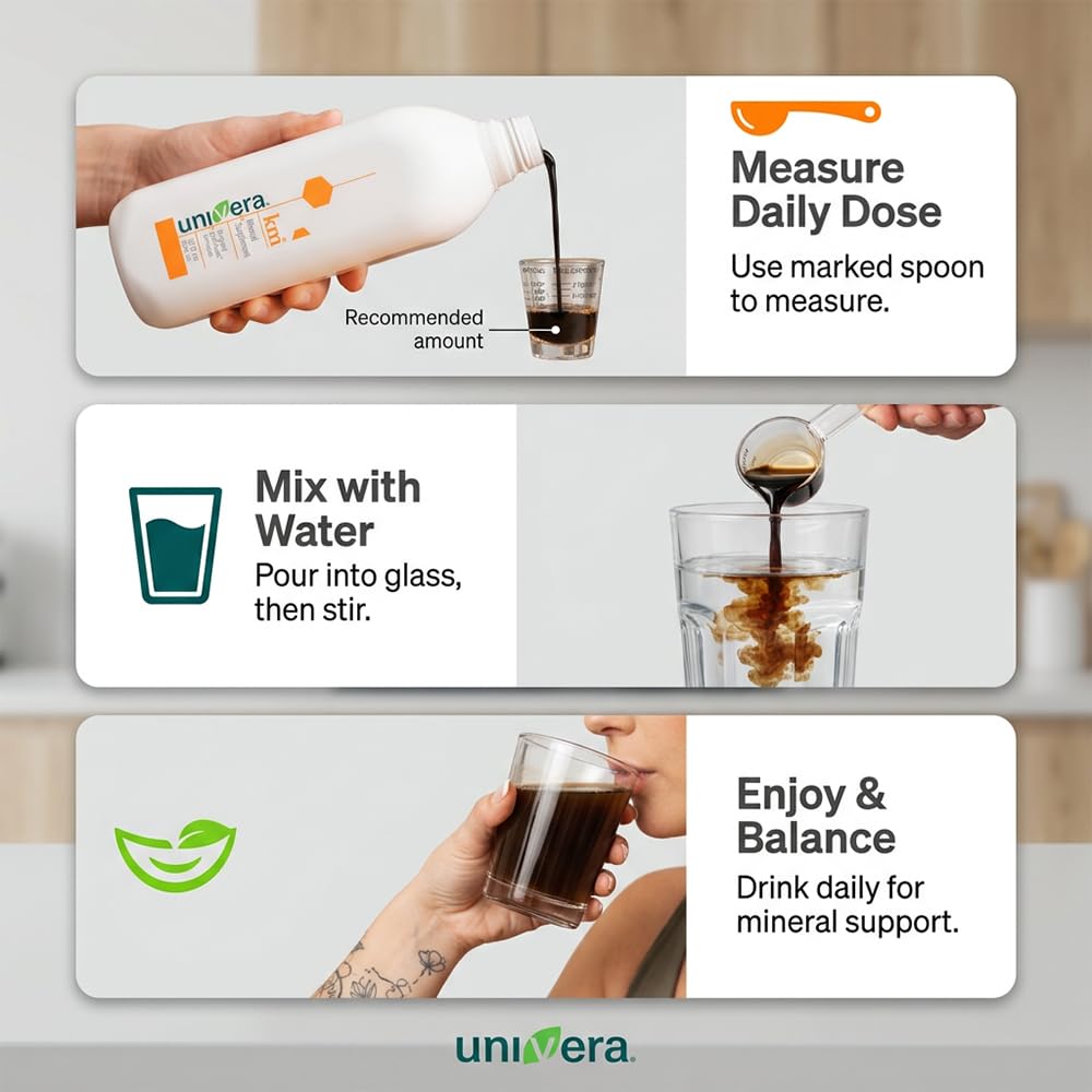 Univera km Liquid Potassium Supplement, pH Balance, Digestion Support, Mineral Supplements with Magnesium, Original Karl Jurak Formula, 32 fl oz (30-Day Supply) Univera buy supplements Au