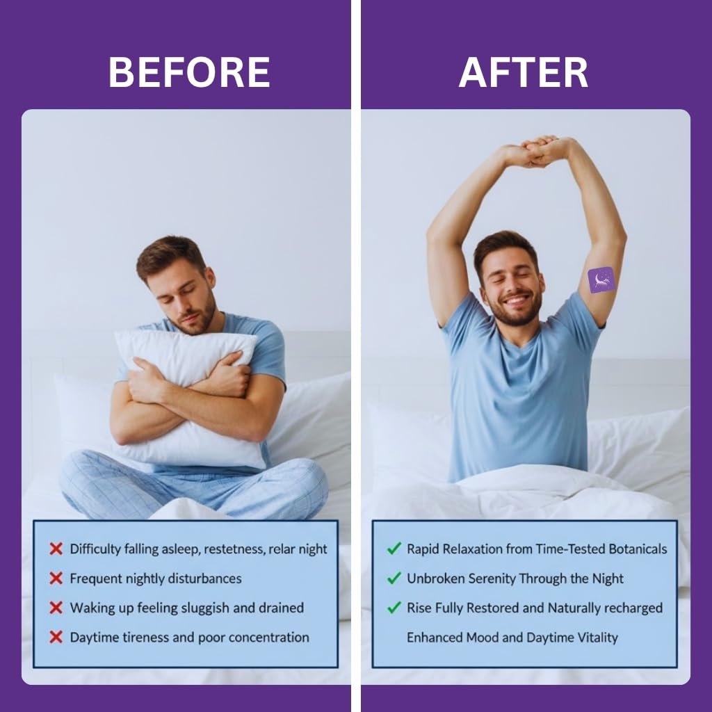 Zovira Sleep Patches for Adults, Melatonin Free with Lavender & Magnesium | Time-Release Transdermal, Aromatherapy Sleep Aid | Non-Habit Forming, Hypoallergenic, All-Night Restorative Sleep | 28 Count ZOVIRA buy supplements Au