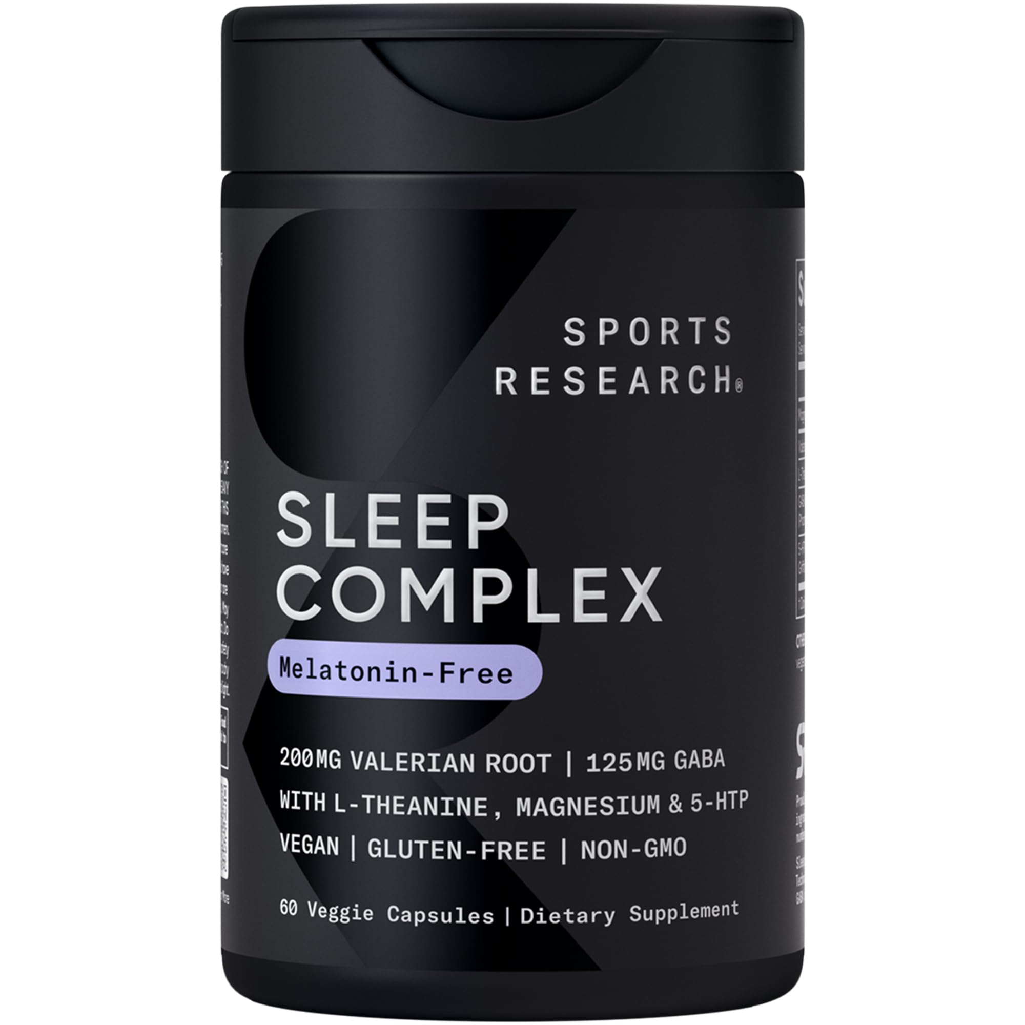 Sports Research® Sleep Complex- Melatonin-Free Vegan Capsules - with Valerian Root, GABA, L-Theanine, Magnesium & 5-HTP - 30 Servings Sports Research buy supplements Au