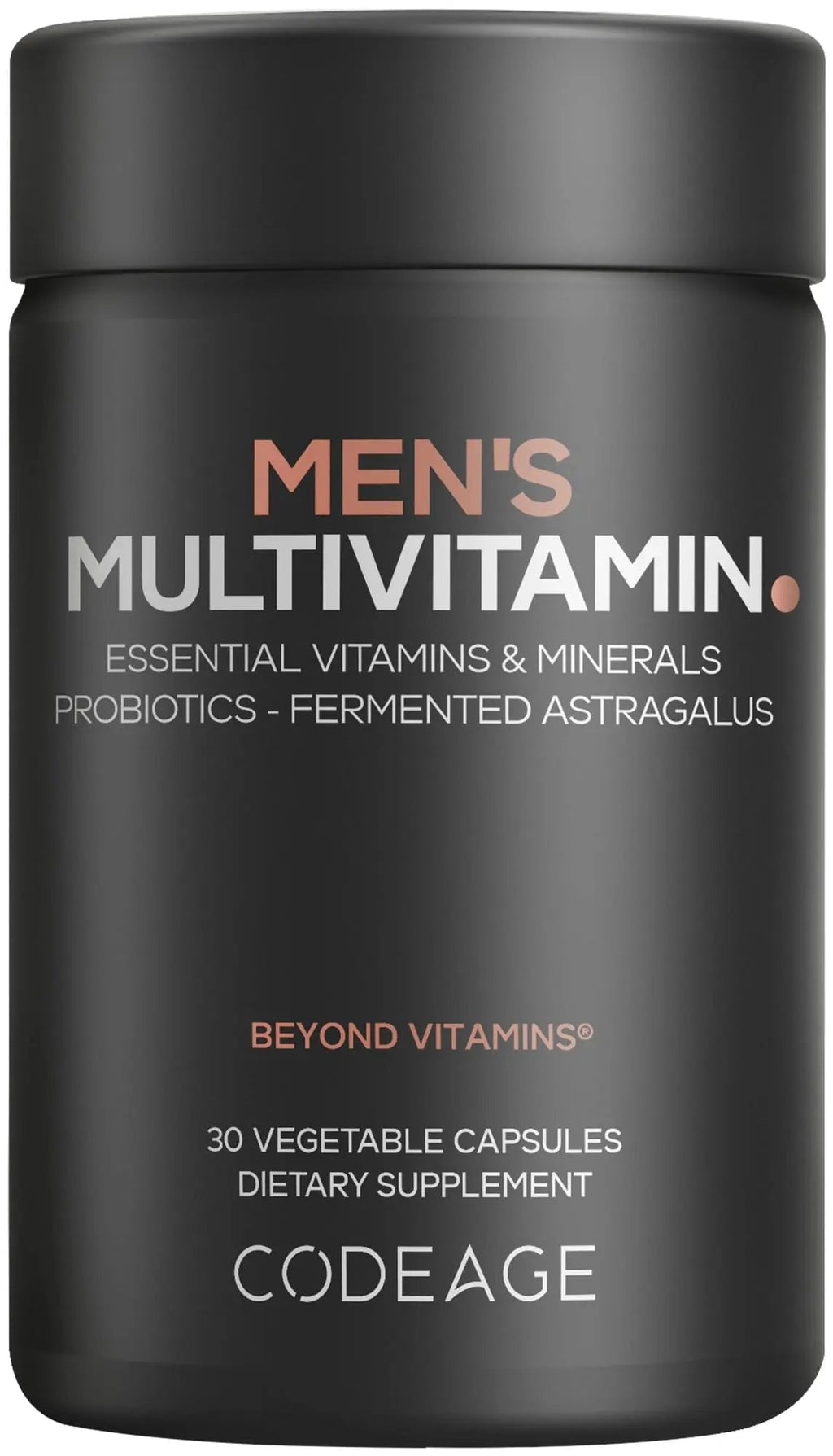 Codeage Men's Multivitamin - Daily Vitamins for Men with Vitamin A, C, D3, E, B12, Magnesium, Zinc, Iron, Chromium Codeage