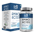 Amino acids supplement bottle and packaging with 'iMe & Myself' branding on a white background.