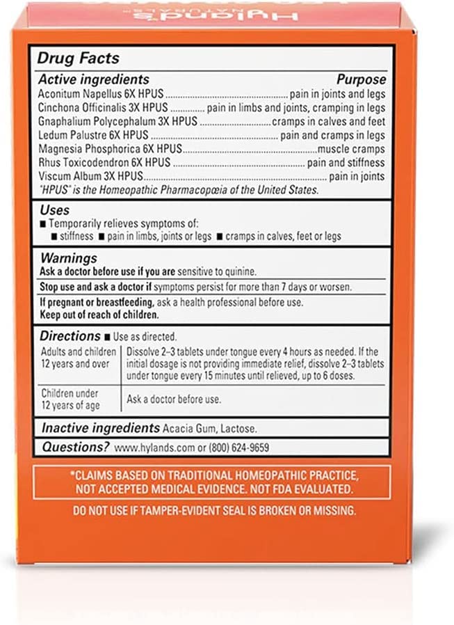 Bundle of Hyland's Leg Cramps Tablets, 100 Count and Leg Cramps PM Nighttime Formula, Natural Relief of Calf, Foot and Leg Cramps, 50 Count Hyland'sBuy Supplements Australia