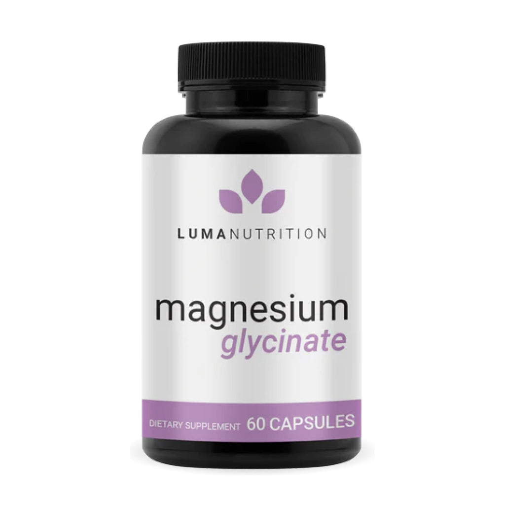Luma Nutrition Magnesium Glycinate 1000mg - Support Stress, Sleep, Nerve & Muscle Health - 500mg Pure Magnesium Supplement Capsules - Chelated for High Absorption - 60 Veggie Capsules Luma NutritionBuy Supplements Australia