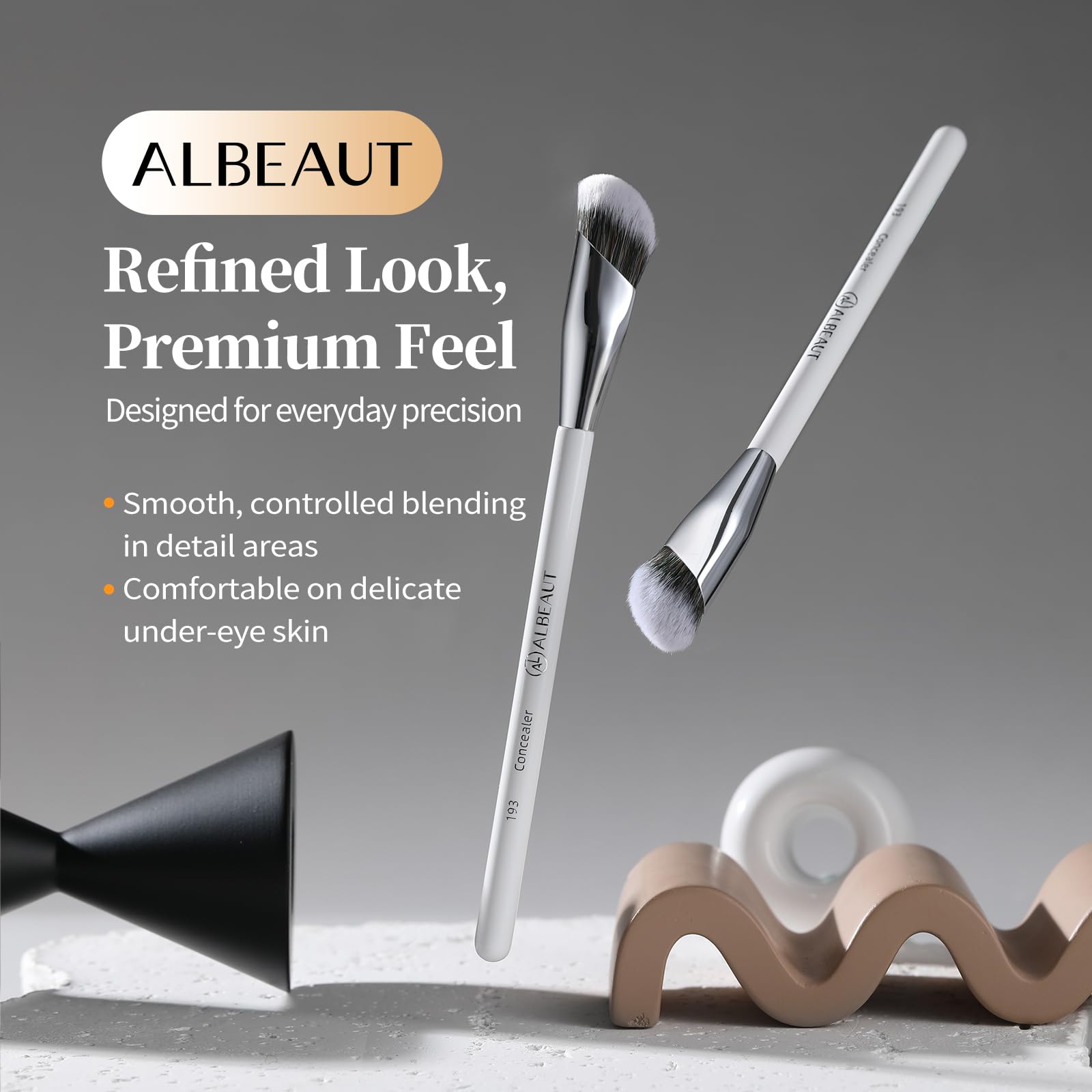 Albeaut Concealer Brush, Angled Under Eye Makeup Small Foundation Precision Face Blending Brush (193 concealer brush) ALBEAUTBuy Supplements Australia