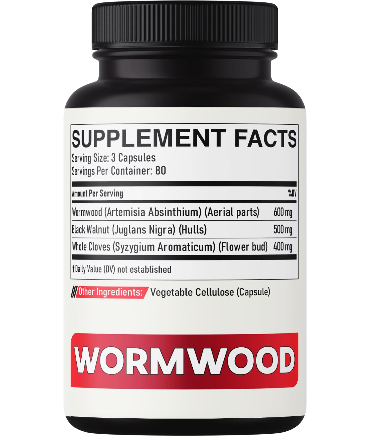 DEDICAD Sweet Wormwood Capsules 1500mg with Black Walnut & Cloves - 240 Vegan Capsules - Artemisia Annua Supplement for Immunity DEDICAD buy supplements Au