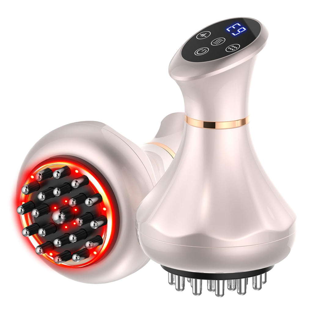 Lymphatic Drainage Massager, Anti Cellulite Massage Tool For Belly & Thigh Stretch Marks & Cellulite Reduction, Handheld Massage tools for Sciatica Nerve, shoulder, Hip, Muscle, Low Back Pain Relief nanagoo buy supplements Au