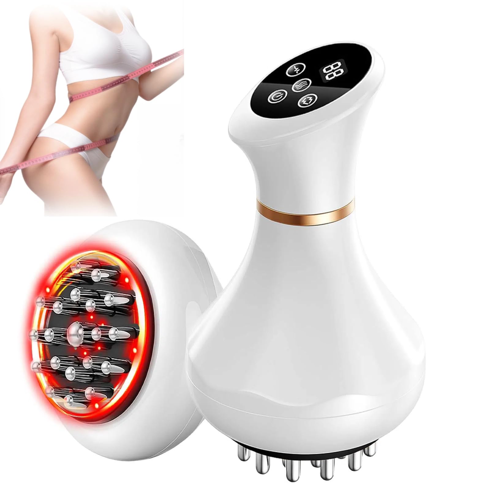 CRYSNATM Lymphatic Drainage Massager & Anti Cellulite Massage Tool, Body Sculpting Machine Helps Reduce Stretch Marks & Cellulite, Ideal Pain Relief Devices for Sciatica Nerve, Legs, Arms, Belly CRYSNATM buy supplements Au