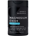 Sports Research® Magnesium Oxide 420mg with Coconut MCT Oil - Magnesium Supplement for Muscle, Nerve, and Bone Support* - Gluten-Free, Non-GMO - 90 Softgels Sports Research buy supplements Au