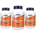 NOW Foods Supplements, D-Mannose 500 mg, Non-GMO Project Verified, Healthy Urinary Tract*, 120 Veg Capsules (Pack of 3) NOW FoodsBuy Supplements Australia
