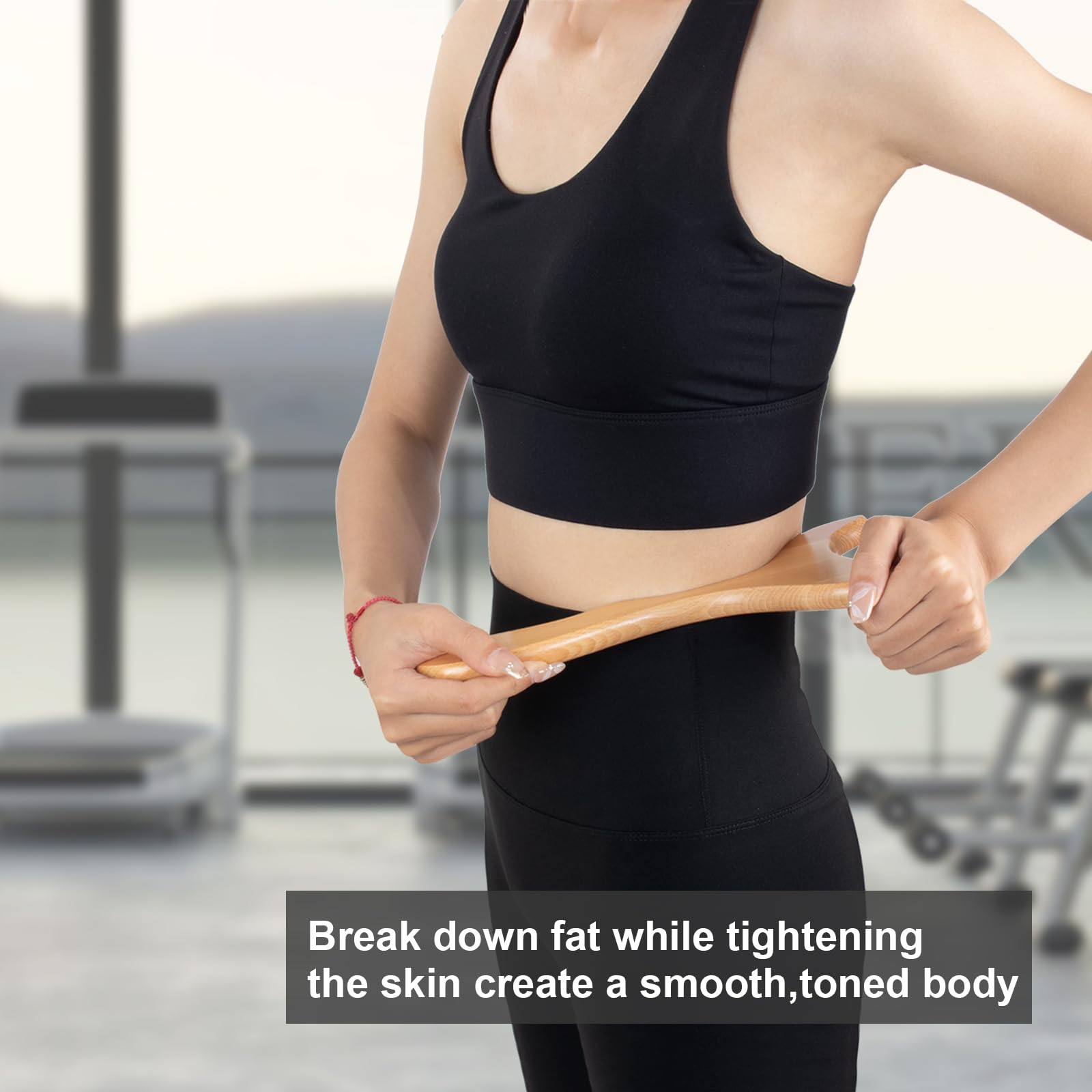 KintKita Wood Therapy Massage Tools,Wooden Lymphatic Drainage Massager, Cellulite Remover Body Sculpting Tool for Cellulite Reduction,Muscle Tension Release,Body Contouring-12 * 6 in KintKita buy supplements Au