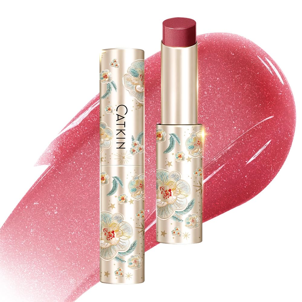CATKIN Glossy Lip Balm Ultra Hydating Glow Lip Tinted Jelly Plump Melting Balm Shea Butter Repair Soothing For Dry Lips Dewy Finished 0.12 oz C05 SUNFLOWER CatkinBuy Supplements Australia