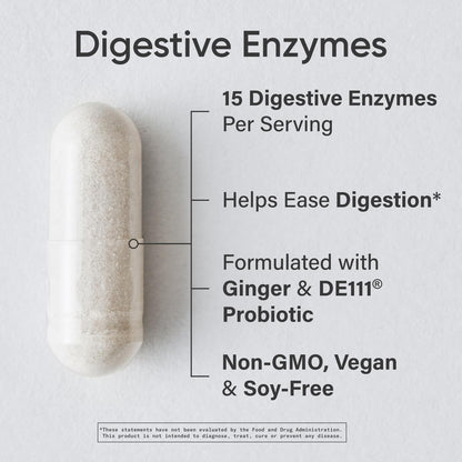 Sports Research Digestive Enzymes with Probiotics & Ginger - Plant Based for Dairy, Protein, Sugar & Carbs - Non-GMO Verified & Vegan Friendly (90 Veggie Capsules) Sports Research buy supplements Au