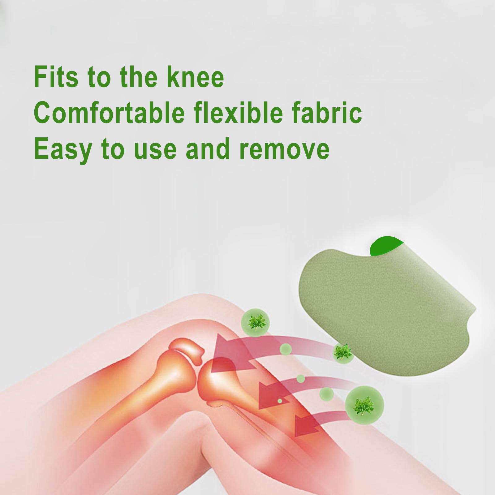 Leytearoo Knee Paches, 48PCS Herbal Knee Patch,Pain Relief Patches,One Pair Knee Sleeves,Long Lasting Relief of Joint LeytearooBuy Supplements Australia